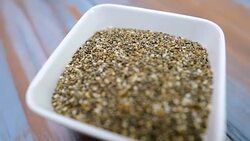 Chia Seed panning Stock Footage