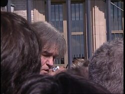 WRAP Serb min. on autopsy, Milosevic's lawyer, diplomatic car leaves Forensic Instit. News Clip