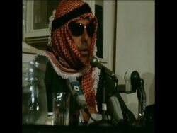 SYND 11 08 70 PALESTINIAN GUERIALLAS LEADER HOLDS PRESS CONFERENCE News Clip