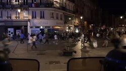 French Police & England Fans Clash in Lille News Clip