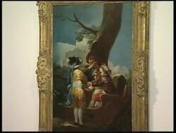 Unveiling of Goya painting recovered after theft News Clip