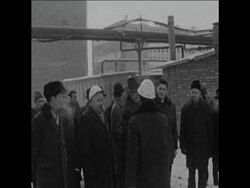 SYND 24/12/70 POLISH COMMUNIST PARTY LEADER EDWARD GIEREK VISITS A COAL MINE News Clip