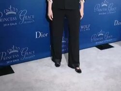 Jane Lynch at 2014 Princess Grace Awards Gala With Presenting Sponsor Christian Dior Couture Stock Footage