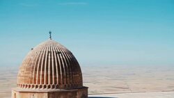 Dome and Mesopotomia - Mardin Turkey Stock Footage