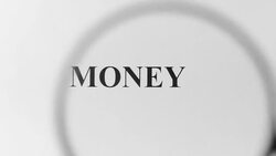 Money Magnifying Stock Footage