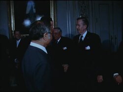 SYND 17-10-69 KING BAUDOUIN RECEIVES NATO PARLIAMENTARIANS News Clip
