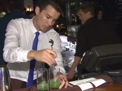 Atmosphere at Arnold Schwarzenegger celebrates the launch of his autobiography, TOTAL RECALL with a party at LA's Mixology101 on 10/5/12 in Los Angeles, CA. Stock Footage