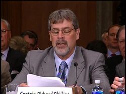 A cargo ship captain held hostage by pirates wants better protection for commercial shipping on the high seas. News Clip