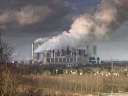 big power plant PAL Stock Footage