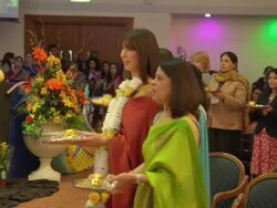 David Cameron and Samantha Cameron Attend Hindu New Year Celebrations News Clip