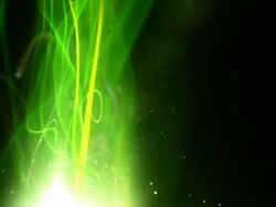 Flowing Light Streaks Background Loop - Neon Green Vertical HD Stock Footage