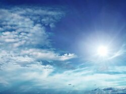 Sun and cloud Stock Footage