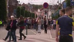 England Football Fans in Lens for Euro 2016 Matches News Clip