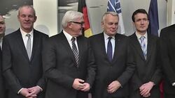 CLEAN : France, Germany seek political stability in Ukraine News Clip