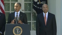 President Barack Obama on Friday nominated the Pentagon's former top lawyer to run the Department of Homeland Security. (Oct. 18) News Clip