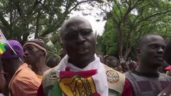 Thousands Rally Against Mugabe in Zimbabwe Instructional Video