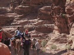 Scenes of Petra Stock Footage