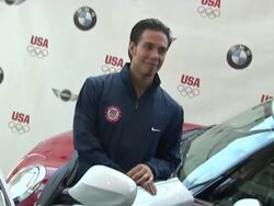 Apolo Anton Ohno at the BMW Group & The United States Olympic Committee Announce New Partnership  Stock Footage