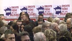 CLEAN : Sarkozy holds first rally of 2016 in Nimes News Clip