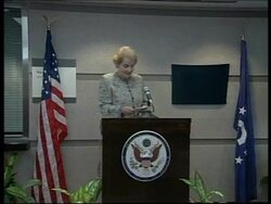 HONG KONG: US SECRETARY OF STATE MADELEINE ALBRIGHT VISIT News Clip