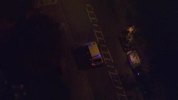 Metropolitan Police Van Aerial Stockshots News Clip
