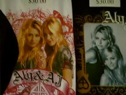 Aly and AJ Presented with Custom Fender Guitars to Kick-Off Summer Tour Stock Footage