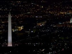 Aerial of Washington DC Stock Footage