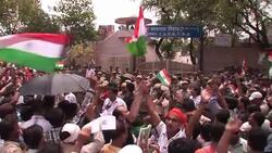 CLEAN: Tens of thousands join anti-graft rally in Delhi? News Clip