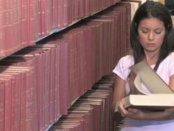 Library Research (HD) Stock Footage
