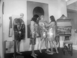 1966 Paris fashions Stock Footage