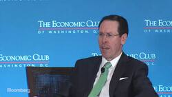 AT&T Chief: `No Proof' Trump Decision on Merger Was Politically Motivated News Clip
