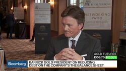 Barrick Gold President Says Debt Target 'Nicely on Track' News Clip