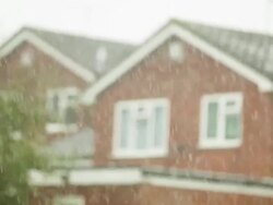 Heavy snow Stock Footage