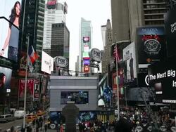 New York Area Prepares For Super Bowl XLVIII Stock Footage