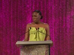 SPEECH: Mikki Taylor at the 4th Annual ESSENCE Black Women In Hollywood Award Luncheon at Beverly Hills CA. (Footage by WireImage Video/GettyImages) Stock Footage