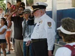 Veterans Day Parade Winds Through Miami Beach Stock Footage