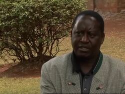 WRAP Annan meets Odinga and EU reps, Odinga bite on power sharing News Clip