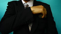 businessman hand hold US dollar banknote Stock Footage