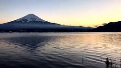 Mt. Fuji in Japan Stock Footage