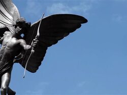 Eros, Piccadilly Circus, London - time lapse Stock Footage