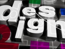 Design 3D words compotition Stock Footage