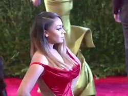Lala Vasquez at "PUNK: Chaos To Couture" Costume Institute Gala Stock Footage