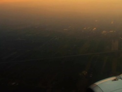 Sunset On Air Timelapse Stock Footage