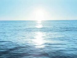 Sunrise at sea, loopable Stock Footage
