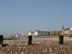 NORTH BEACH AND PROMENADE Stock Footage