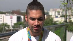 interview with Olympic Medalists and Gymnasts for Great Britain Max Whitlock and Louis Smith at the Rio 2016 Olympics PART TWO News Clip