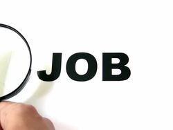 Magnifying Job Stock Footage