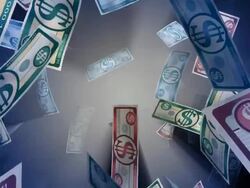 (Loop) Falling Generic Money Stock Footage