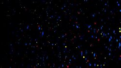 Colorful particles Stock Footage