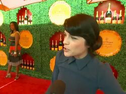 INTERVIEW: Selma Blair at the Third Annual Veuve Clicquot Polo Classic - Los Angeles at Will Rogers State Historic Park Stock Footage